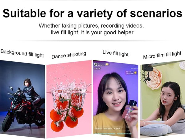 NiceFoto RGB LED Video Lights  Versatile Portable Lighting for Studio and Broadcast Lighting