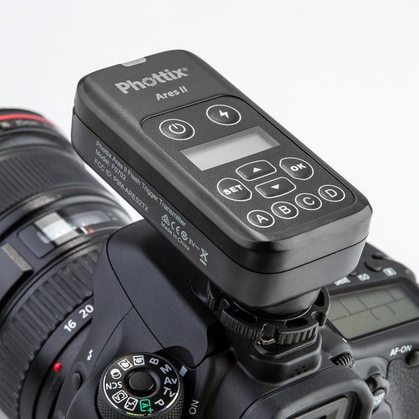 Phottix Ares II Flash Trigger Set     Wireless Transmitter   Receiver for Reliable Flash Control Flashes Trigger & Remote