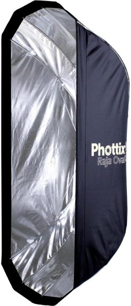 Phottix Raja Oval Quick Folding Softbox 50x120cm  20 x47       Perfect for Soft   Even Lighting SoftBox & Reflectors