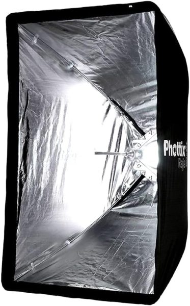 Phottix Raja Quick Folding Softbox 60x90cm 24x35inches Easy Setup Soft Even Lighting SoftBox & Reflectors