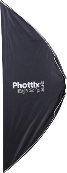 Phottix Raja Strip Softbox with Grid 30x140cm  12 x55 inches     Precision Lighting for Professionals SoftBox & Reflectors