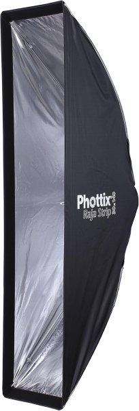 Phottix Raja Strip Softbox with Grid 30x140cm  12 x55 inches     Precision Lighting for Professionals SoftBox & Reflectors