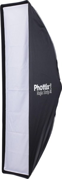 Phottix Raja Strip Softbox with Grid 30x140cm  12 x55 inches     Precision Lighting for Professionals SoftBox & Reflectors