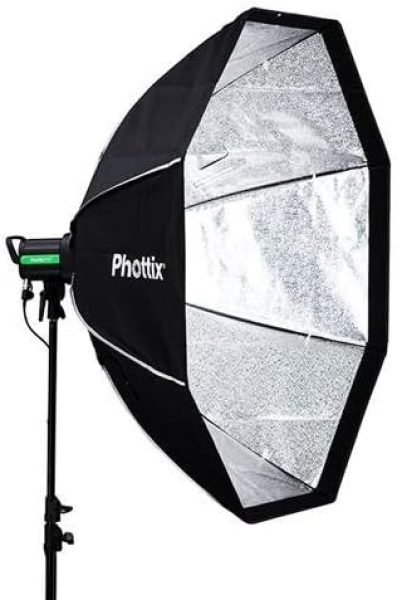 Phottix Solas Octagon Softbox with Grid 48inches / 122cm Professional Soft Lighting Solution SoftBox & Reflectors