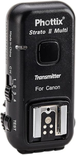 Phottix Strato II Multi 5 in 1 Trigger Set for Canon     Reliable Wireless Flash   Shutter Control Flashes Trigger & Remote