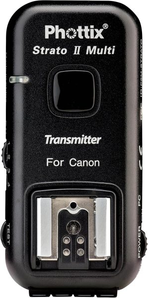 Phottix Strato II Multi 5 in 1 Trigger Set for Canon     Reliable Wireless Flash   Shutter Control Flashes Trigger & Remote
