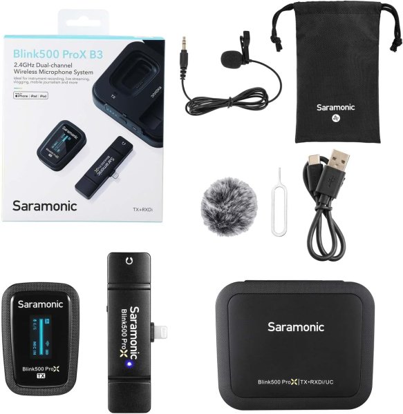 Saramonic Blink 500 ProX B3   Wireless Microphone for iPhone   iPad Professional Audio