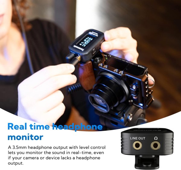 Saramonic Blink500 Pro B1   Dual Channel Wireless Microphone for DSLR  Smartphones   More Professional Audio