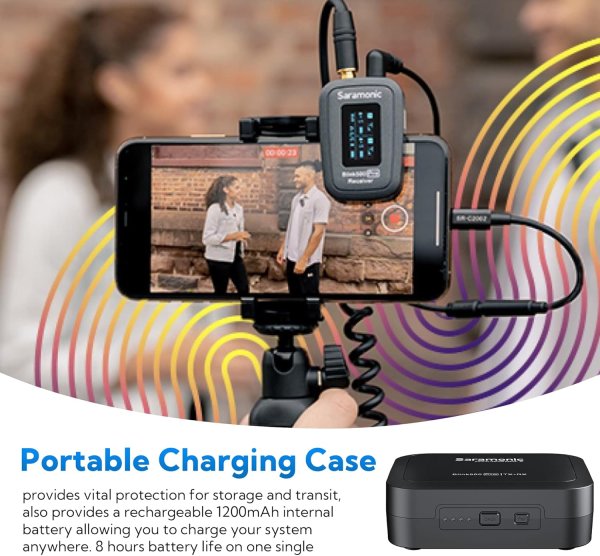 Saramonic Blink500 Pro B1   Dual Channel Wireless Microphone for DSLR  Smartphones   More Professional Audio