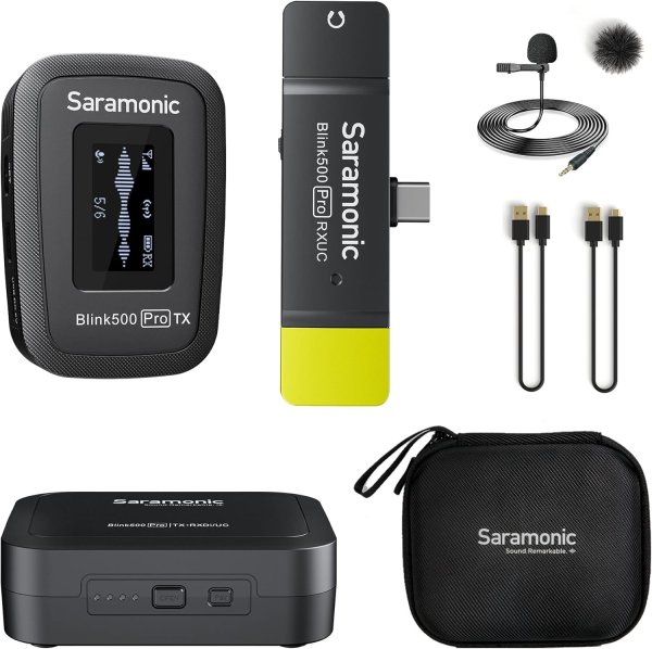 Saramonic Blink500 Pro B5  Dual Channel Wireless Microphone for Android  MacBook    PC Professional Audios