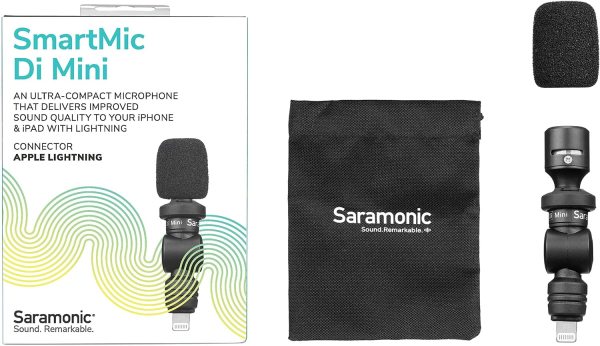 Saramonic SmartMic Di Mini   Compact Lightning Microphone for iPhone   iPad Professional Audio