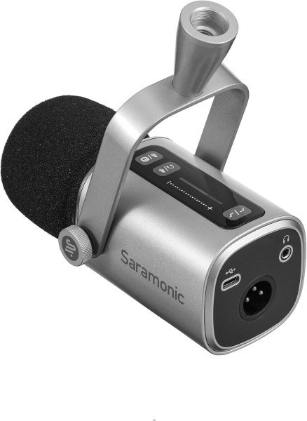 Saramonic SR BV3 Dynamic Broadcast   Podcast Microphone          XLR USB  Touch Control  Headphone Out  Low Cut   Windscreen Professional Audio