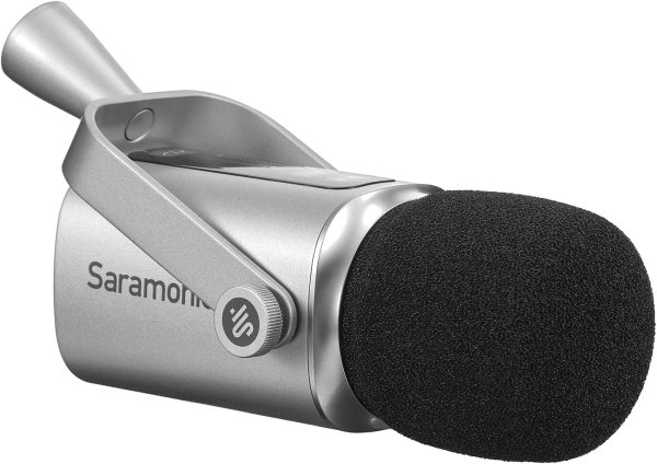 Saramonic SR BV3 Dynamic Broadcast   Podcast Microphone          XLR USB  Touch Control  Headphone Out  Low Cut   Windscreen Professional Audio