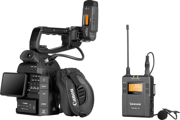 Saramonic UwMic9 KIT7   UHF Wireless Microphone System for DSLR   Camcorders  Black  Professional Audio