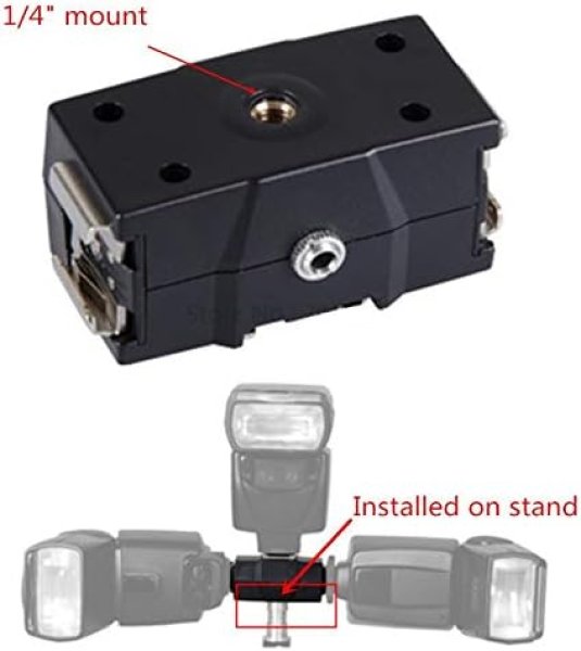 SHL 105 Three Light Holder for Studio Photography     Versatile Lighting Setup Flashes Trigger & Remote