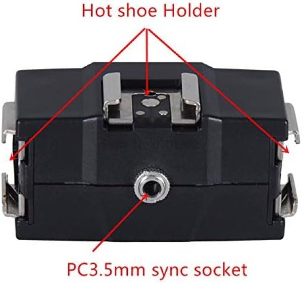 SHL 105 Three Light Holder for Studio Photography     Versatile Lighting Setup Flashes Trigger & Remote