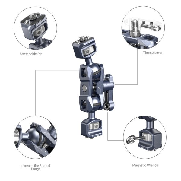 SmallRig 3873 Magic Arm with Dual Ball Heads     Compact  Secure  and Reliable Others