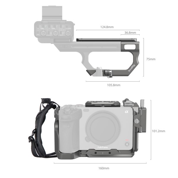 SmallRig 4771 HawkLock Quick Release Advanced Cage Kit for Sony FX3 FX30     Ultimate Shooting Convenience  Others