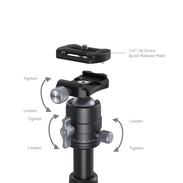 SmallRig Aluminum Mini Tripod VT 20 4289 Tripods