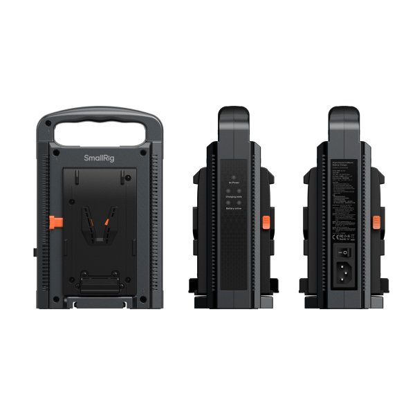 SmallRig Dual Channel V Mount Battery Charger  European Standard  4579 Battery & Grip
