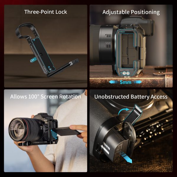 SmallRig L Shape Mount Plate for Canon EOS R5 Mark II 4983     Precision  Stability  and Versatility Others