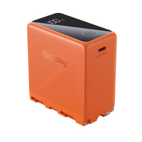SmallRig NP F970 USB C Rechargeable Camera Battery  Orange  4576 Battery & Grip