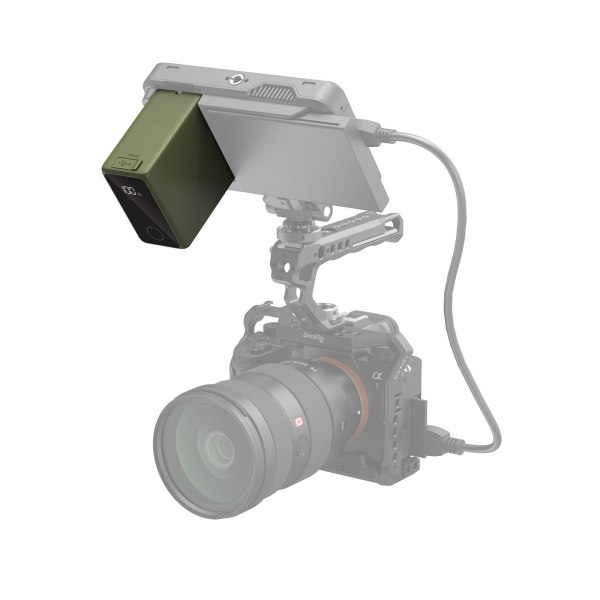 SmallRig NP F970 USB C Rechargeable Camera Battery  Green  4577 Battery & Grip