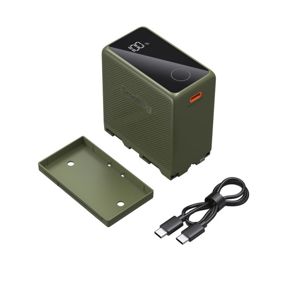 SmallRig NP F970 USB C Rechargeable Camera Battery  Green  4577 Battery & Grip