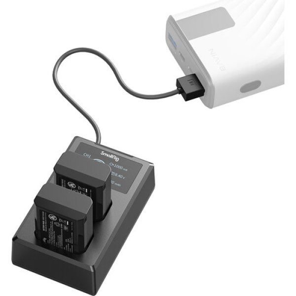 SmallRig NP FW50 2 Battery Kit with Dual Charger Battery & Grip