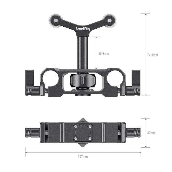 SmallRig Universal 15mm LWS Rod Mount Lens Support 2727 Others