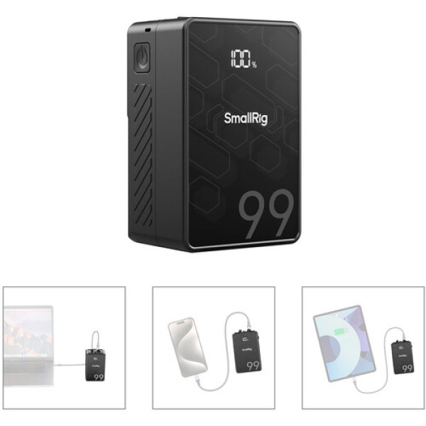 SmallRig VB99 Pro Mini V Mount Battery Battery & Grip