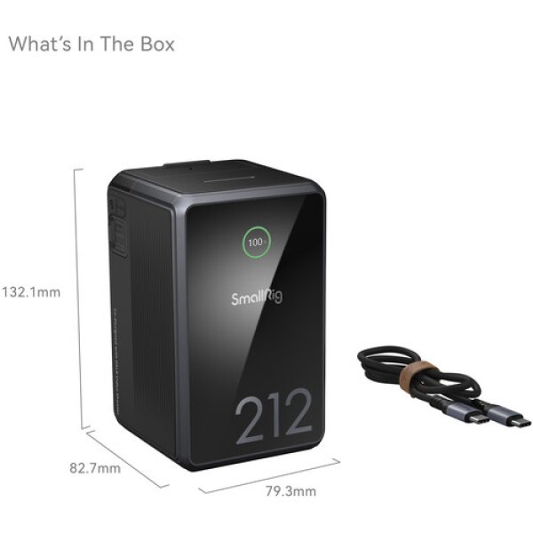 SmallRig x Caleb Pike VB212 Mini V Mount Battery Battery & Grip