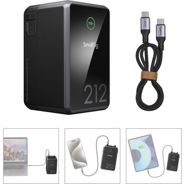 SmallRig x Caleb Pike VB212 Mini V Mount Battery Battery & Grip