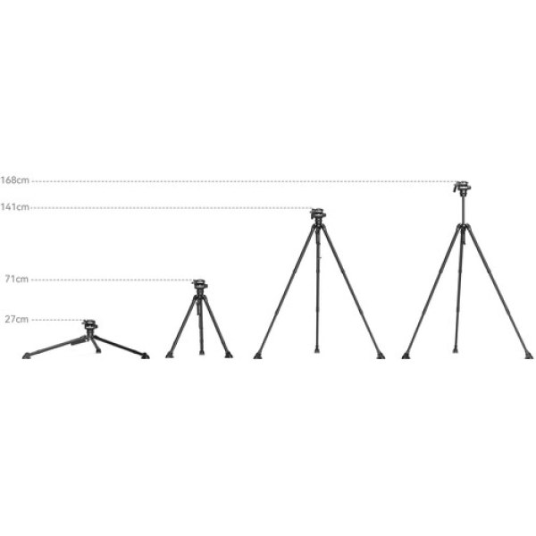 SmallRig x Potato Jet TRIBEX Hydraulic Carbon Fiber Tripod Kit Tripods