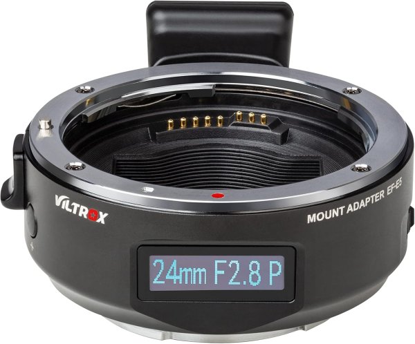 VILTROX EF E5 Smart Lens Adapter with OLED Screen for Canon EF EF S to Sony E Mount Lens & Accessories
