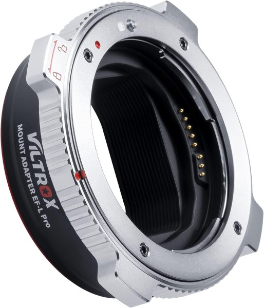 VILTROX EF L Pro Auto Focus Lens Mount Adapter with Security Lock Lens & Accessories