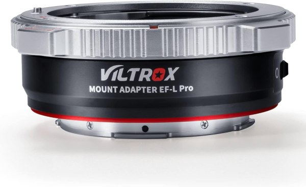 VILTROX EF L Pro Auto Focus Lens Mount Adapter with Security Lock Lens & Accessories