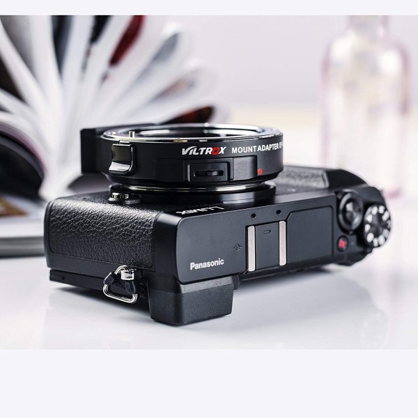 VILTROX EF M2 II Focal Reducer Booster Adapter Auto Focus 0 71x for Canon EF to M4 3 Cameras Lens & Accessories