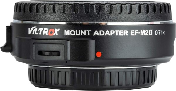 VILTROX EF M2 II Focal Reducer Booster Adapter Auto Focus 0 71x for Canon EF to M4 3 Cameras Lens & Accessories