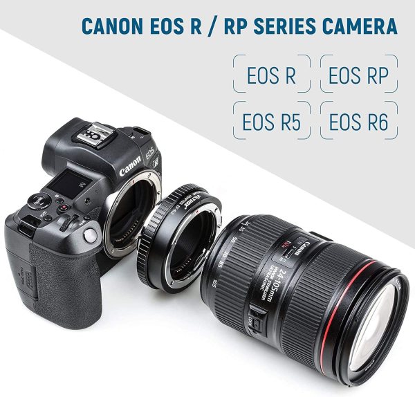 Viltrox EF R2 Auto Focus Lens Adapter with Control Ring for Canon EF EF S to EOS R Lens & Accessories