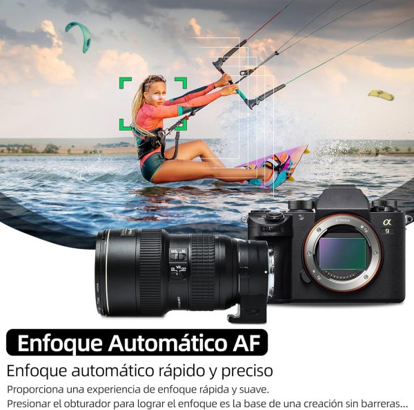 VILTROX NF E1 Auto Focus Lens Adapter for Nikon F Lens to Sony E Mount Lens & Accessories