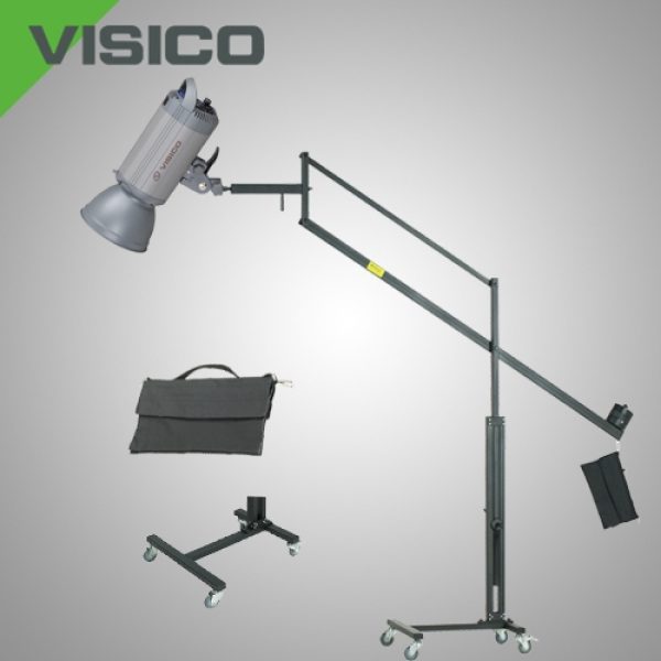 VISICO LS 5003 Boom Stand   Cine Stand     Heavy Duty   Adjustable Camera & Light Stands