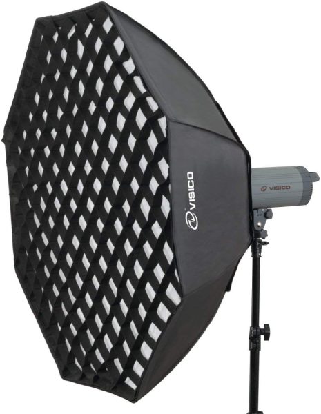 Visico   Octagun Softbox With Grid  95Cm SoftBox & Reflectors