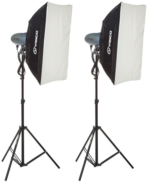 VISICO VL 200Plus Softbox Kit          Professional Photography Lighting Solution Studio Set