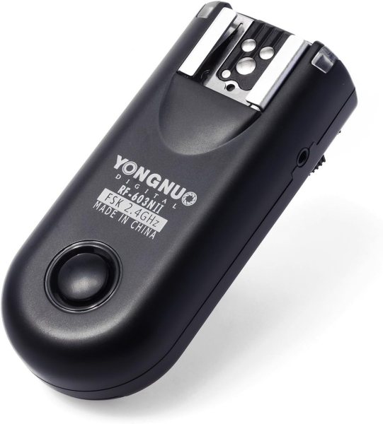 YONGNUO RF 603N II Wireless Flash Trigger Kit for Canon    2 4GHz  120m Range Flashes Trigger & Remote