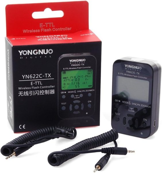 YONGNUO YN-622C-TX TTL Wireless Flash Trigger â€“ Black for Canon Speedlites Flashes Trigger & Remote