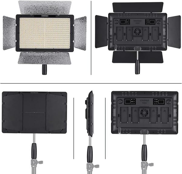YONGNUO YN1200 Pro LED Video Light 5500K with Adjustable Brightness   APP Control Lighting