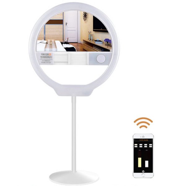 Yongnuo YN128 II Portable LED Beauty Light     Perfect for Makeup   Live Streaming Lighting