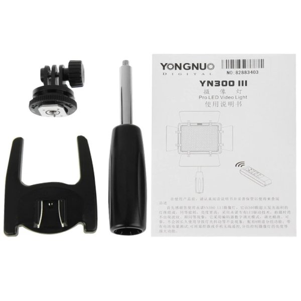 YONGNUO YN300 III LED Video Light 5600K Color Temperature and Adjustable Brightness Lighting