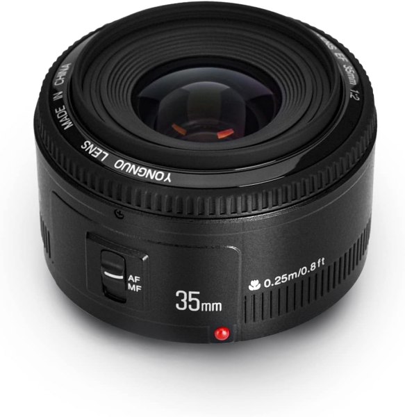 YONGNUO YN35mm F2     Wide Angle Prime Lens with Auto Focus for Canon EF Mount Lens & Accessories